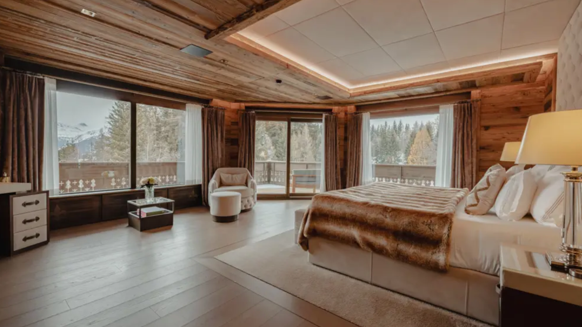 Inside Two of the Most Luxurious Chalets in The Swiss Alps