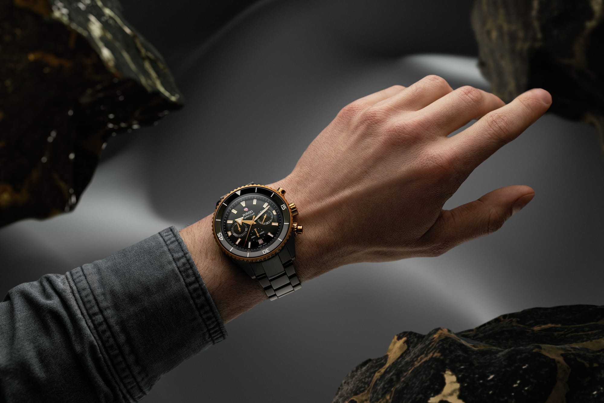 The Captain Cook High Tech Ceramic Chronograph, Rado