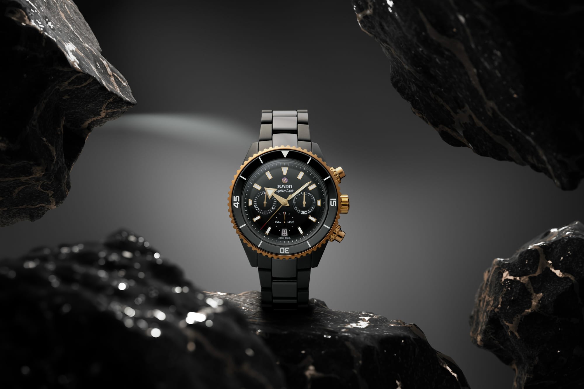 The Captain Cook High Tech Ceramic Chronograph, Rado