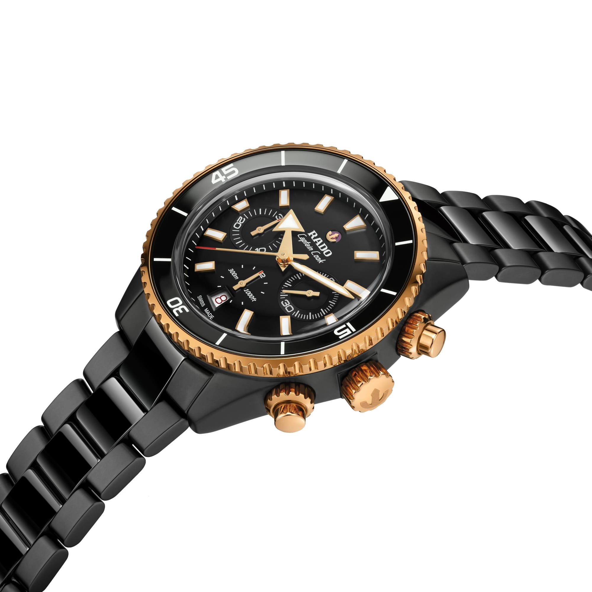 The Captain Cook High Tech Ceramic Chronograph, Rado