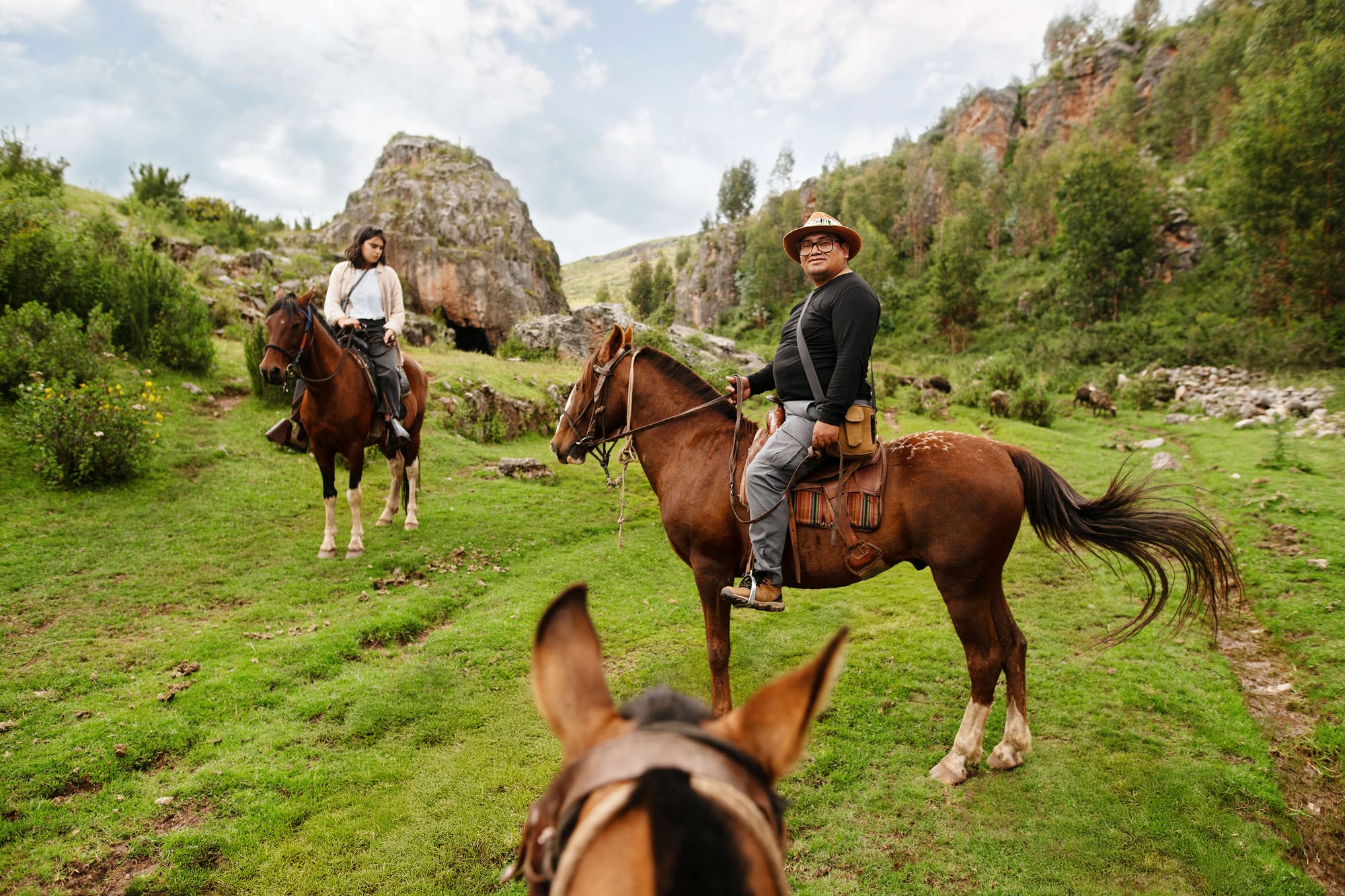 Horseback riding through four hidden temples of the Inkas - Cusco, Peru