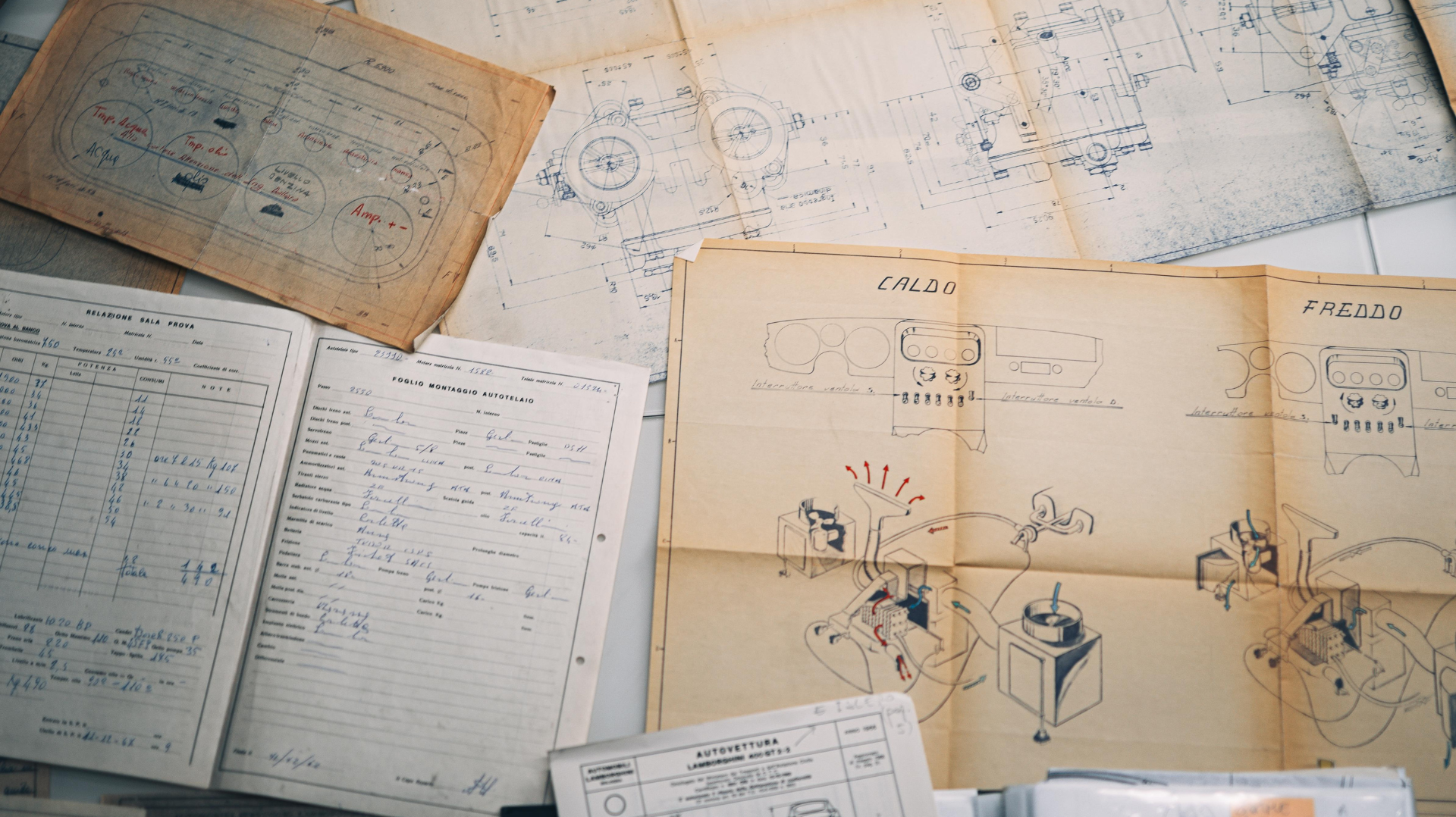 Inside Lamborghini's historical Archive in Sant’Agata Bolognese