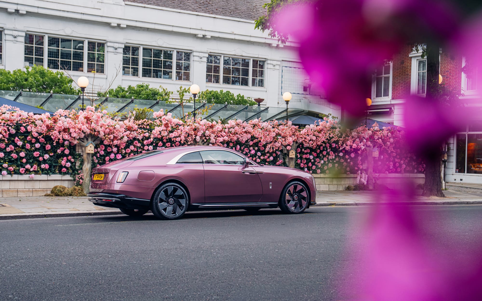 Rolls-Royce Reveals Bespoke Spectre at Chelsea Bloom