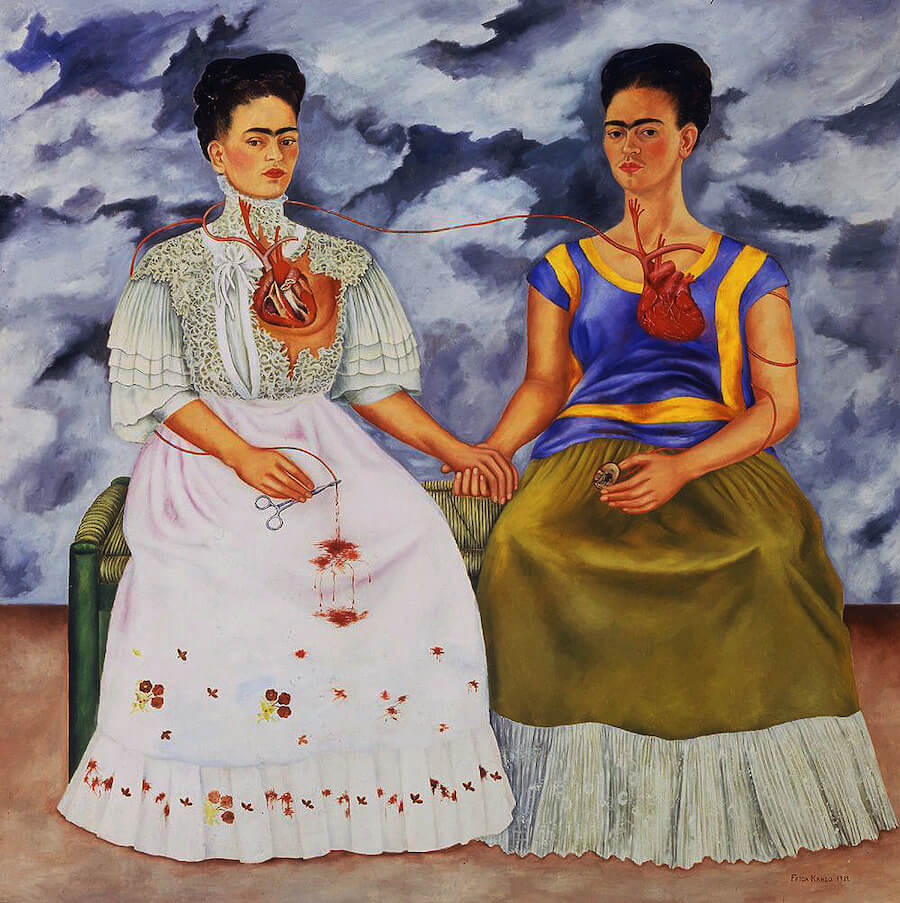 The Two Fridas, 1939, by Frida Kahlo
