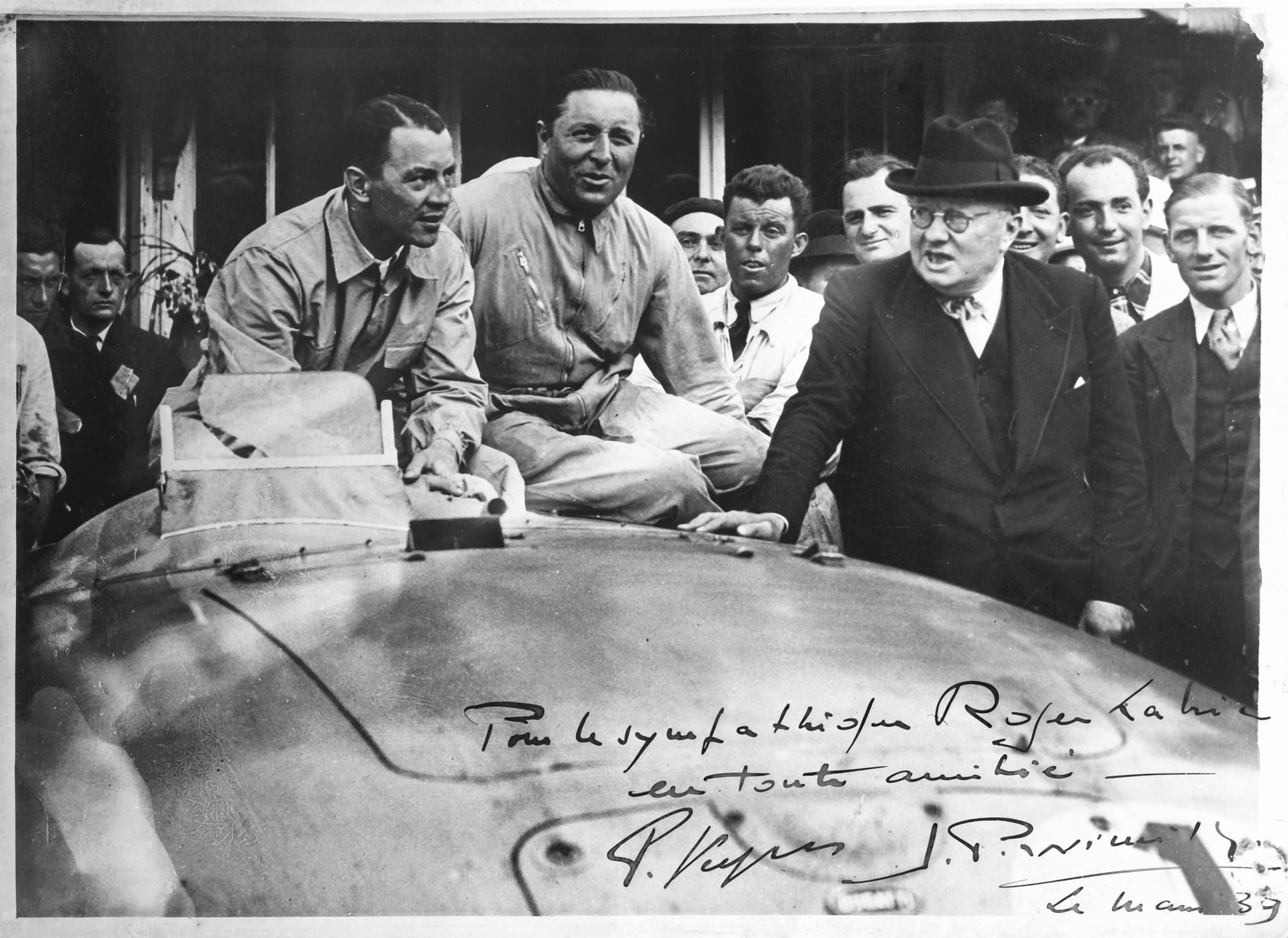 18th of June 1939 history was made. Pierre Veyron and Jean-Pierre Wimille win Le Mans in a Bugatti Type 57C Tank.