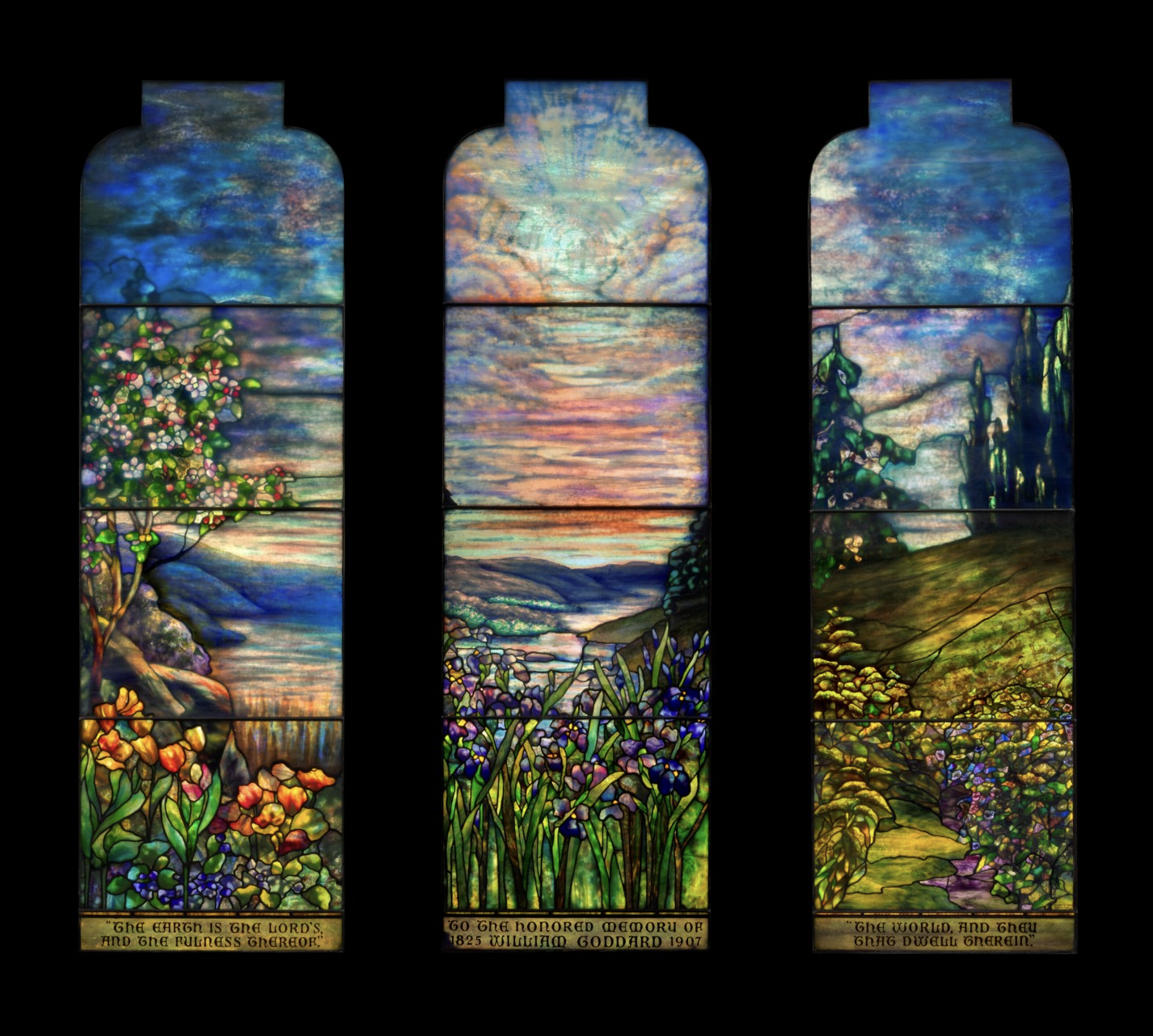 'The Goddard Memorial Window' for St. Luke’s Episcopal Church, East Greenwich, Rhode Island, 1909-1910
