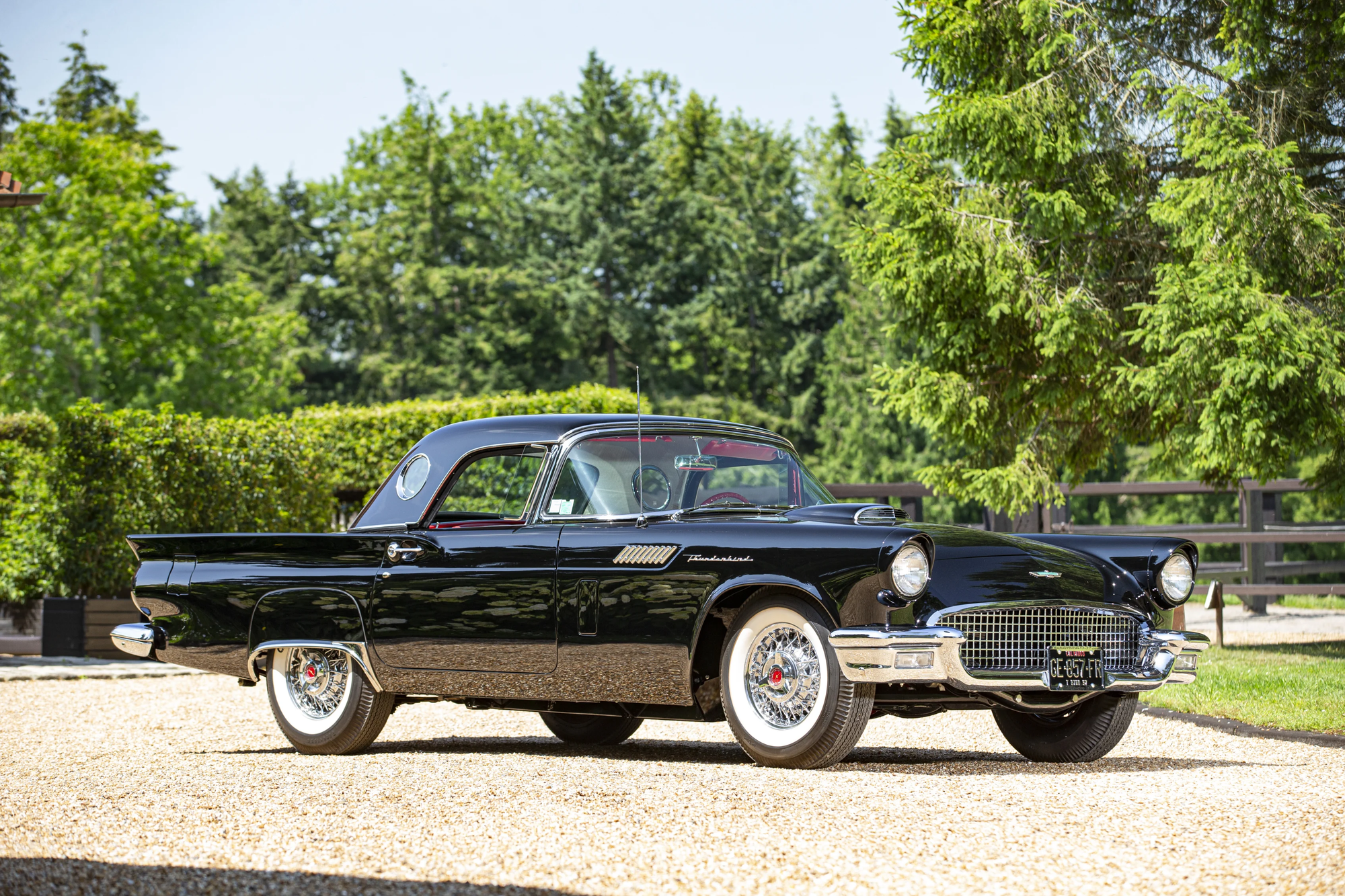 1957 Ford Thunderbird Supercharged. To be sold at The Quail Auction.