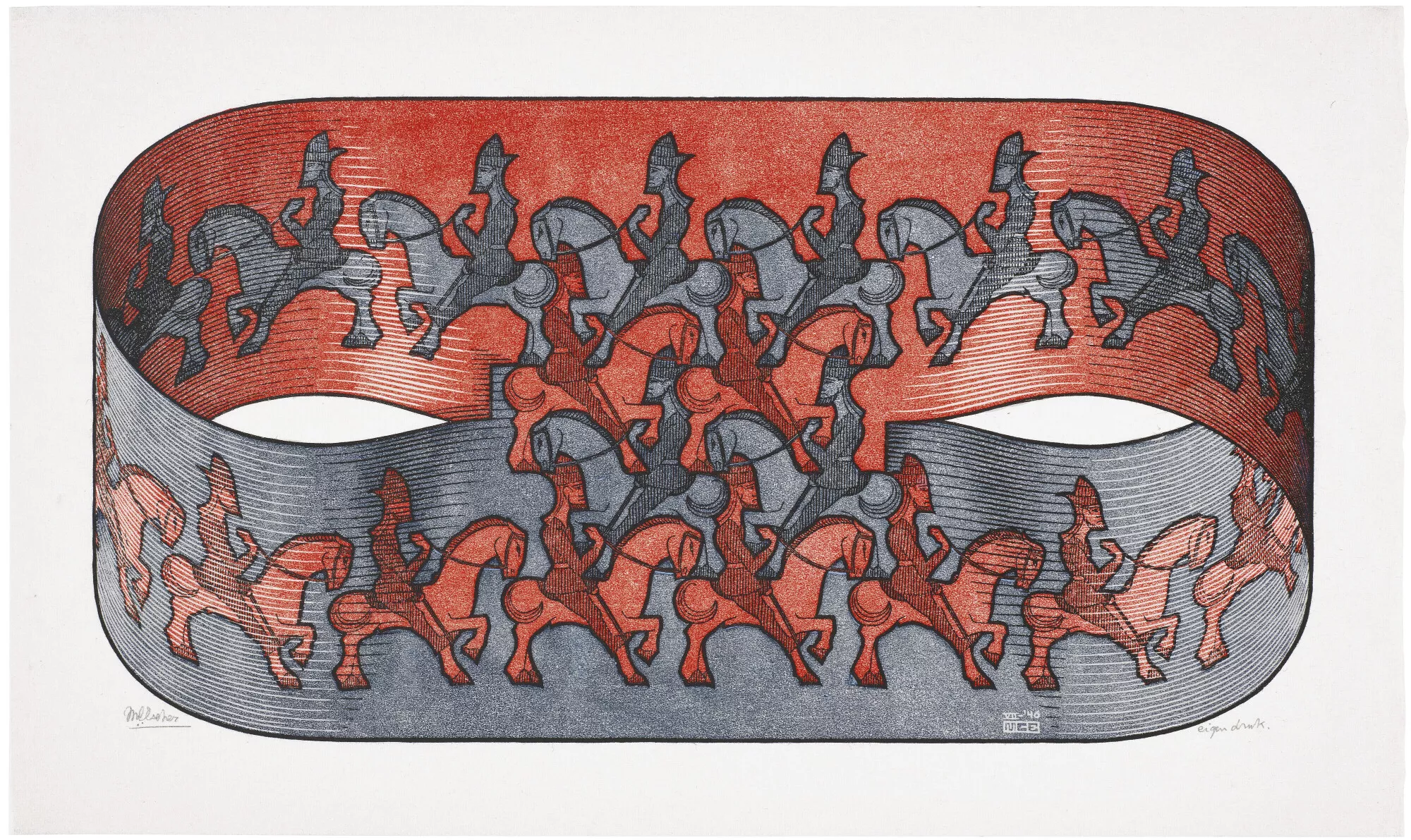 MAURITS CORNELIS ESCHER (1898-1972). Horseman