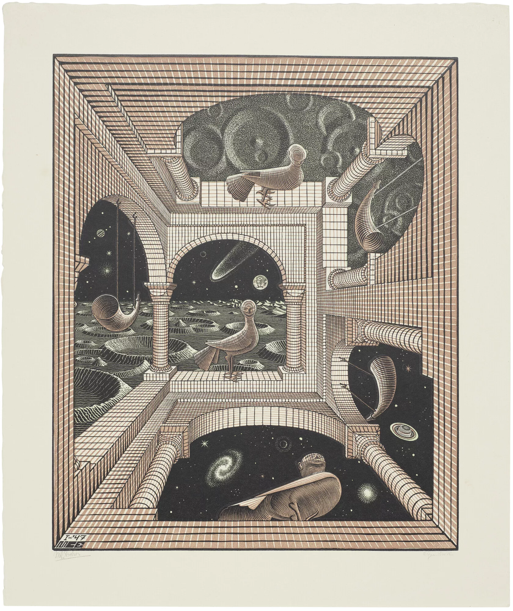 MAURITS CORNELIS ESCHER (1898-1972). Other World