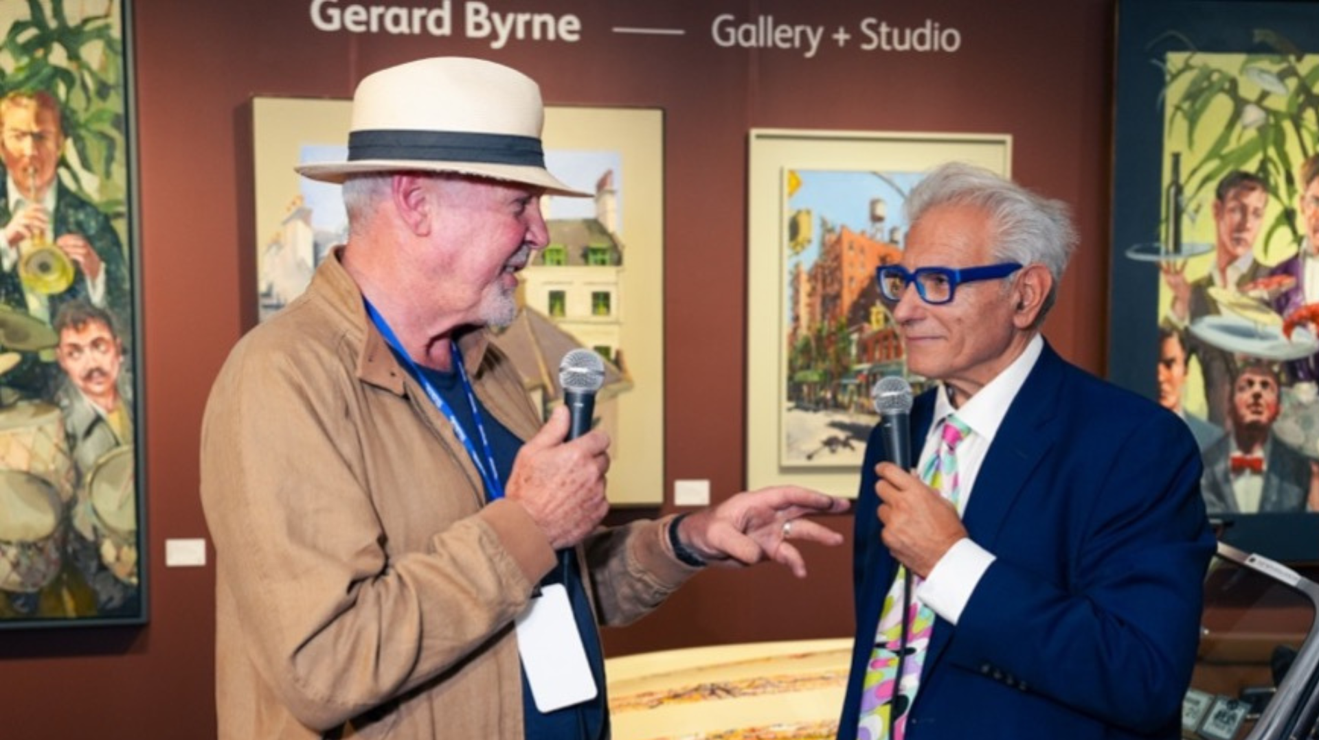 Gerard Byrne, HFAF’s Rick Friedman (Photo Credit: PMC / Sean Zanni)