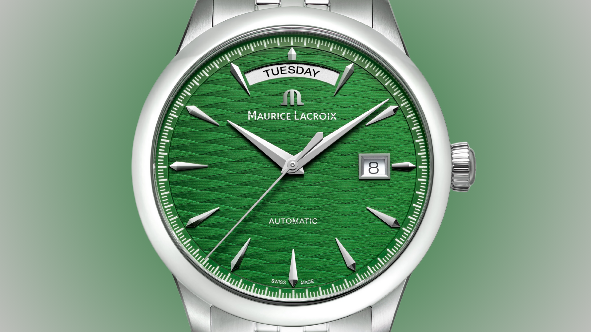 1975 Automatic Day Date Sapin Green, Maurice Lacroix