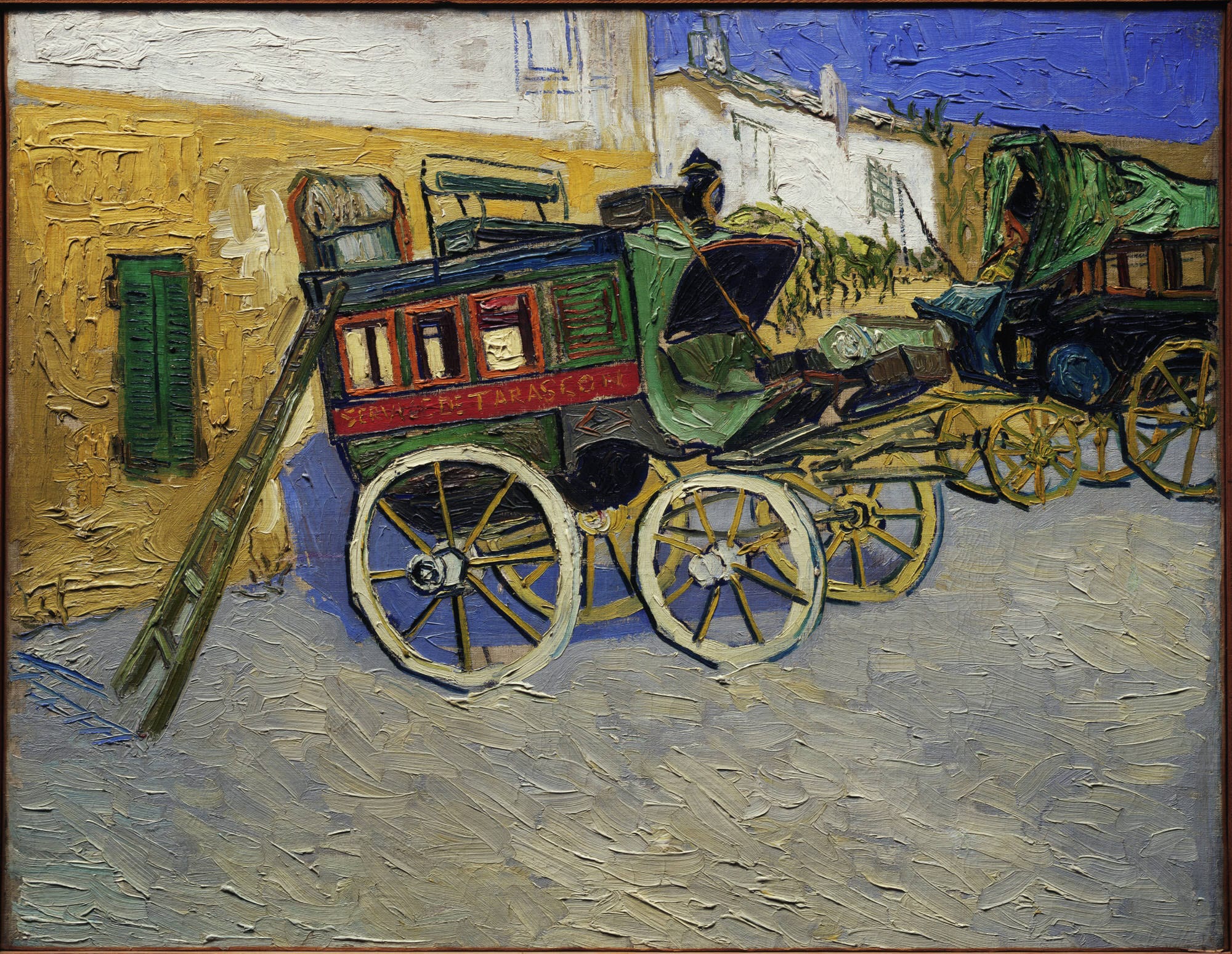 LACMA | Vincent van Gogh, Tarascon Stagecoach, 1888, promised gift from the Henry and Rose Pearlman Foundation.