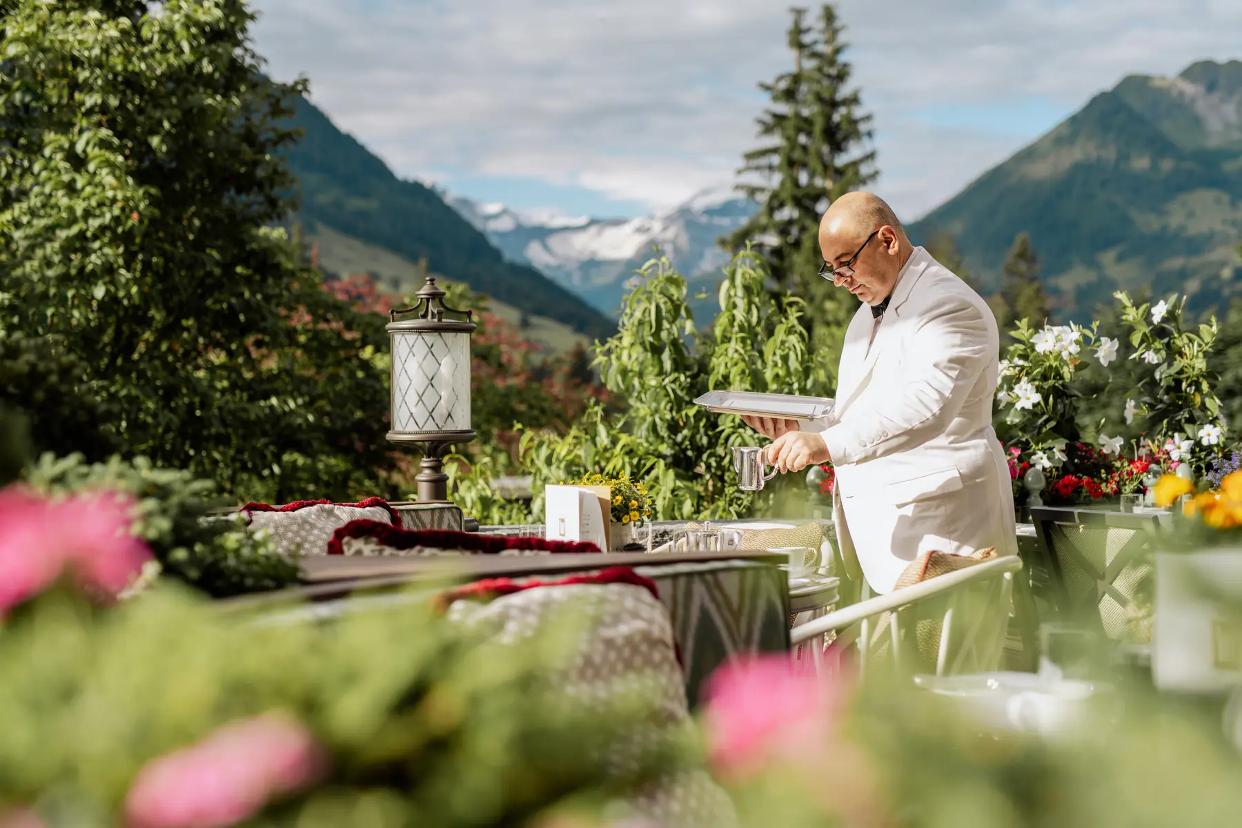 Gstaad Palace’s Grande Terrasse