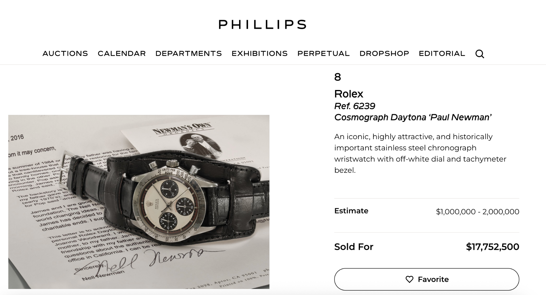 The Paul Newman Daytona 