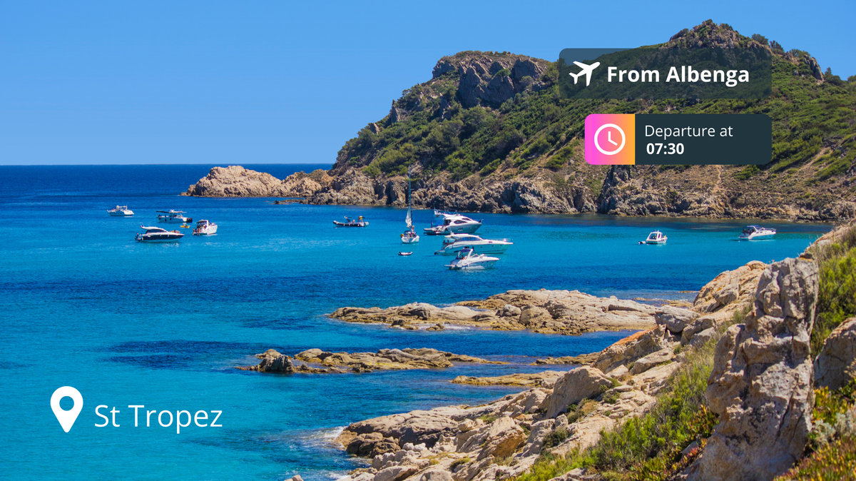 Last-Minute Private Jet Deal: Albenga to St Tropez for 83% Off!