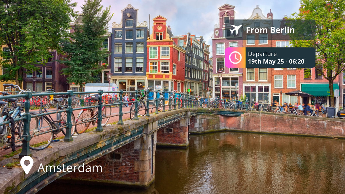 Last-Minute Private Jet Deal: Berlin to Amsterdam for 89% Off!