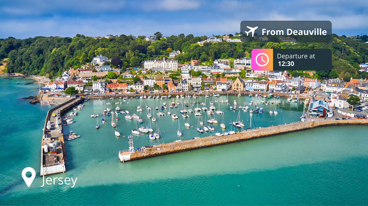 Last-Minute Private Jet Deal: Deauville to Jersey for 83% Off!