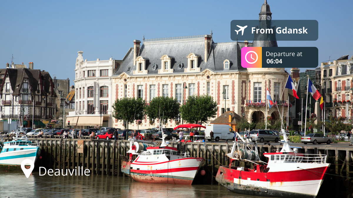 Last-Minute Private Jet Deal: Gdansk to Deauville for 91% Off!