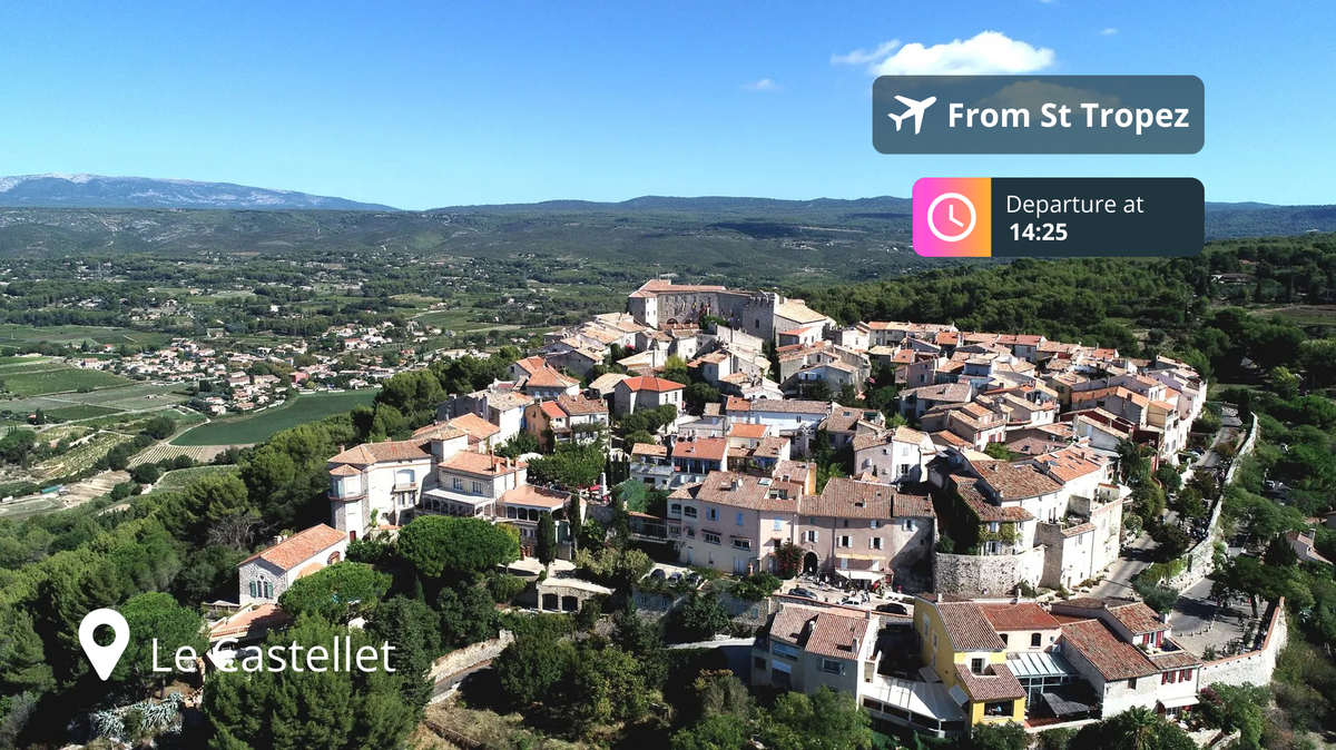 Last-Minute Private Jet Deal: St Tropez to Le Castellet for 88% Off!
