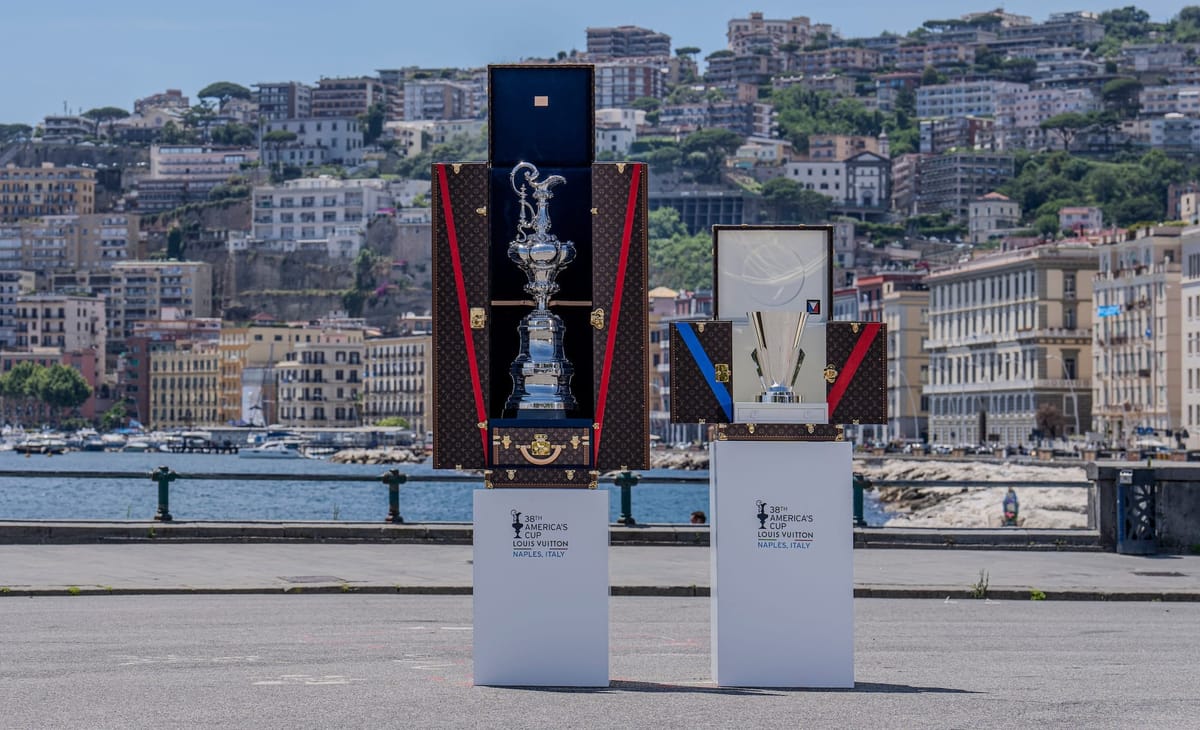 The Louis Vuitton 38th America’s Cup Lands In Naples