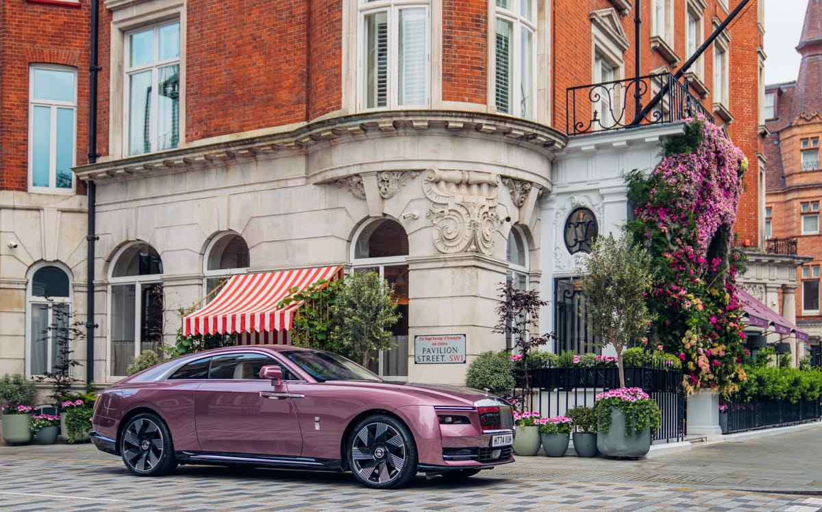 Rolls-Royce Reveals Bespoke Spectre at Chelsea Bloom