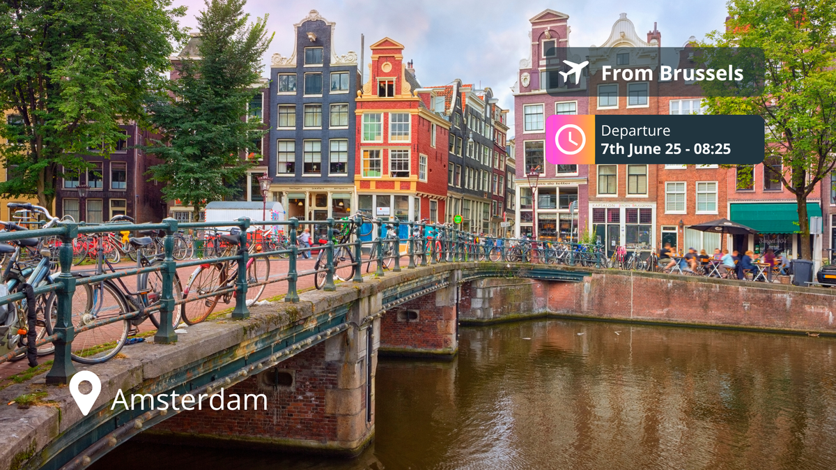Last-Minute Private Jet Deal: Brussels to Amsterdam for 82% Off!
