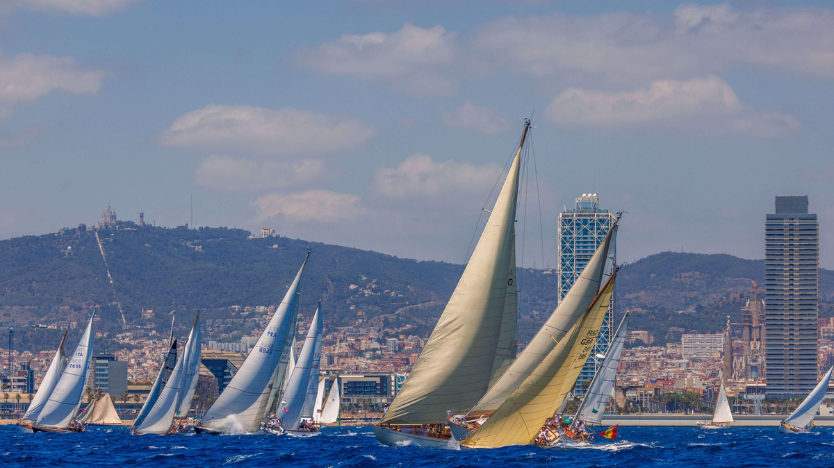 Vintage Yachts Make Waves in Modern Barcelona