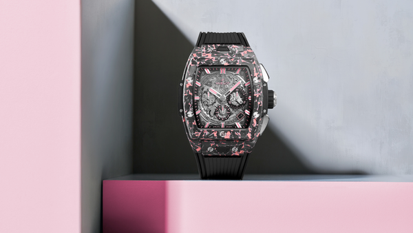 The Spirit of Big Bang Carbon Candy Pink, Hublot and The Hour Glass 
