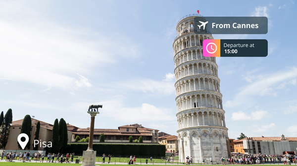 Last-Minute Private Jet Deal: Cannes to Pisa for 87% Off!