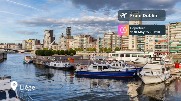 Last-Minute Private Jet Deal: Dublin to Liège for 92% Off!