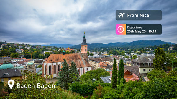 Last-Minute Private Jet Deal: Nice to Baden-Baden for 87% Off!
