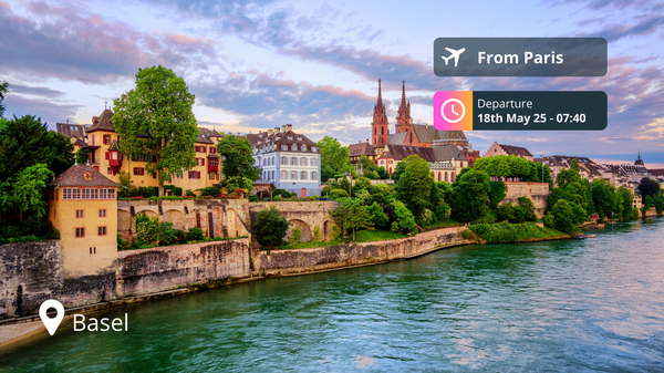 Last-Minute Private Jet Deal: Paris to Basel for 84% Off!