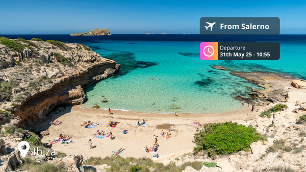 Last-Minute Private Jet Deal: Salerno to Ibiza for 91% Off!