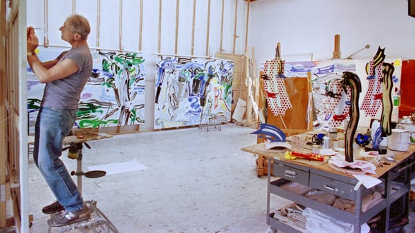 Roy Lichtenstein Framed Irony in Bold Silence