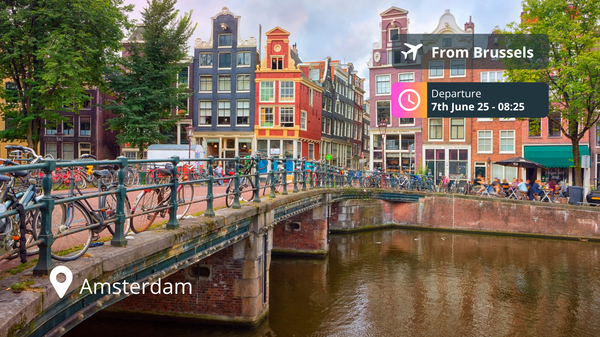 Last-Minute Private Jet Deal: Brussels to Amsterdam for 82% Off!