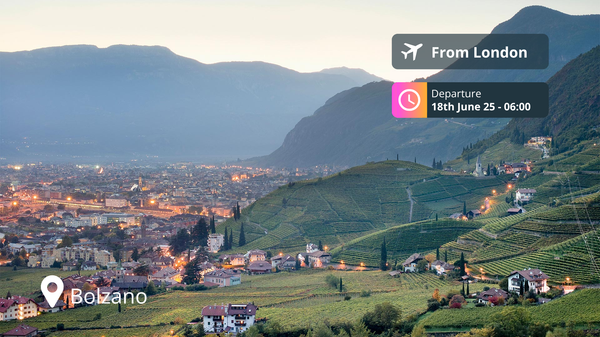 Last-Minute Private Jet Deal: London to Bolzano for 92% Off!