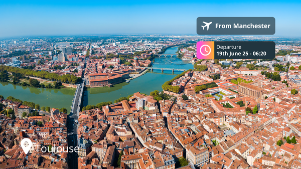 Last-Minute Private Jet Deal: Manchester to Toulouse for 91% Off!
