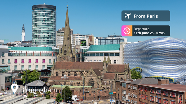 Last-Minute Private Jet Deal: Paris to Birmingham for 86% Off!