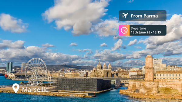 Last-Minute Private Jet Deal: Parma to Marseille for 86% Off!