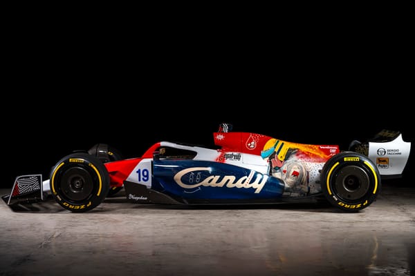 The Ayrton Senna F1 Artwork Show Car