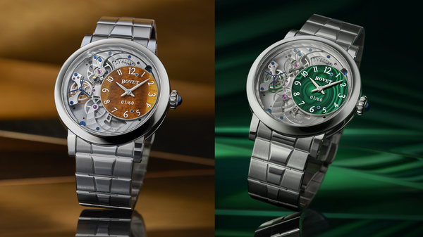 BOVET’s Récital 12 with Tiger’s Eye and Malachite